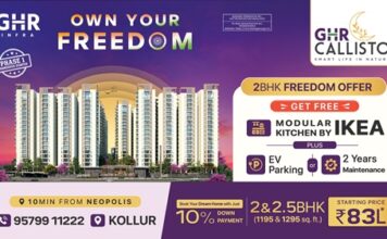 GHR Infra Launches ‘2BHK Freedom Offer’ at GHR Callisto