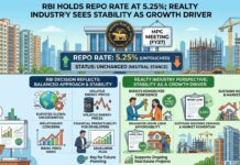 RBI Holds Repo Rate at 5.25%; Realty Industry Sees Stability as Growth Driver The Reserve Bank of India’s (RBI) decision to maintain the repo rate at 5.25% and retain its ‘neutral’ monetary policy stance in the third bi-monthly Monetary Policy Committee (MPC) meeting of FY27 has elicited a measured response from the real estate industry. While the sector had hoped for a rate cut to further enhance home loan affordability and stimulate housing demand, industry leaders believe the RBI’s decision reflects a balanced approach amid elevated global uncertainties, volatile energy prices, and inflationary concerns. They noted that stable interest rates will continue to support buyer confidence, provide financial predictability for developers, and sustain the momentum witnessed in the residential real estate market. Mr. Kamlesh Thakur, President, NAREDCO Maharashtra “The RBI’s decision to maintain the repo rate at 5.25% while retaining a neutral stance reflects a prudent approach amid global uncertainties and evolving inflation dynamics. While the industry was hopeful of a rate cut, policy stability itself provides confidence to both developers and homebuyers. With borrowing costs remaining unchanged, housing demand is expected to continue its momentum, particularly in the mid-income and premium segments. The upward revision of India’s GDP growth projection to 6.7% underscores the resilience of the domestic economy. Going forward, as inflation moderates in line with the RBI’s expectations, there could be room for a more accommodative monetary policy. A future rate cut would further improve housing affordability, strengthen buyer sentiment, and accelerate investments across the residential and commercial real estate sectors.” Mr. Kaushal Agarwal, Chairman, The Guardians Real Estate Advisory “The RBI’s decision to keep the repo rate unchanged brings continuity and predictability to the market at a time when global geopolitical developments and inflationary pressures continue to create uncertainty. Stable interest rates ensure that home loan EMIs remain broadly unchanged, allowing prospective buyers to make informed purchasing decisions without concerns over rising borrowing costs. The Indian housing market has demonstrated remarkable resilience over the past few years, supported by strong end-user demand, rising incomes, and growing confidence in the economy. With GDP growth projected at 6.7%, we expect housing demand to remain healthy across key micro-markets.” Mr. Shilpin Tater, Managing Director, Superb Realty “The RBI’s decision to maintain the repo rate is a balanced move considering the current global economic environment and domestic inflation outlook. Policy stability is particularly important for the real estate sector as it enables developers to plan projects with greater financial certainty while allowing buyers to benefit from stable lending rates. Demand for quality residential & commercial developments, especially in well-connected urban locations, is expected to remain robust. We remain optimistic that supportive monetary measures in the future could further strengthen investment activity.” Ms. Shraddha Kedia-Agarwal, Director, Transcon Developers “The RBI has adopted a measured and responsible approach by maintaining the repo rate while closely monitoring inflationary trends and global developments. Although a rate cut would have enhanced affordability for homebuyers, the decision to maintain stability provides confidence to both consumers and developers in an uncertain macroeconomic environment. The premium and luxury housing segments continue to witness healthy demand driven by aspirational buyers and strong wealth creation, while the broader residential market remains supported by genuine end-user demand. Stable financing costs, coupled with India’s improving growth outlook, should sustain market momentum.” Mr. Dhruman Shah, Promoter, Ariha Group “The RBI’s decision to keep the repo rate unchanged reflects its focus on balancing growth with inflation management amidst ongoing global uncertainties. For the real estate sector, policy continuity is a positive outcome as it preserves financial stability and ensures that financing conditions remain predictable for both developers and homebuyers. Stable interest rates, combined with sustained infrastructure investments and urbanization, will continue to support residential sales.”